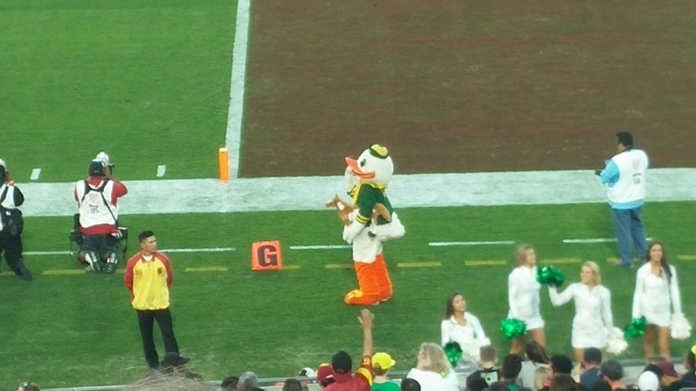 Or maybe he was just using it to chat up the cheerleaders