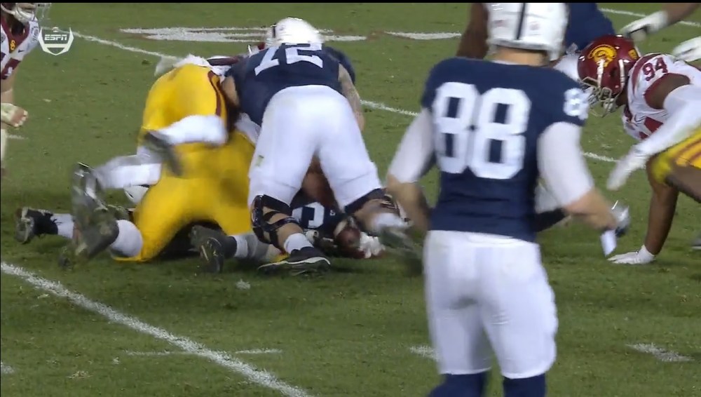 Pinning it on the ground is supposed to be enough?